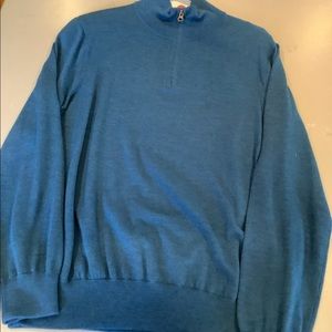J Crew Men’s merino wool quarter zip